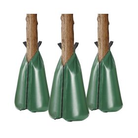 VEVOR Tree Watering Bag, 3 Packs 20 Gallons Watering Bags for New Trees, 5-9 Hours Slow Release Refillable Tree Drip Irrigation Bags with Zipper