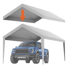 VEVOR Carport Replacement Canopy Cover 10 x 20 ft, Garage Top Tent Shelter Tarp Heavy-Duty Waterproof & UV Protected